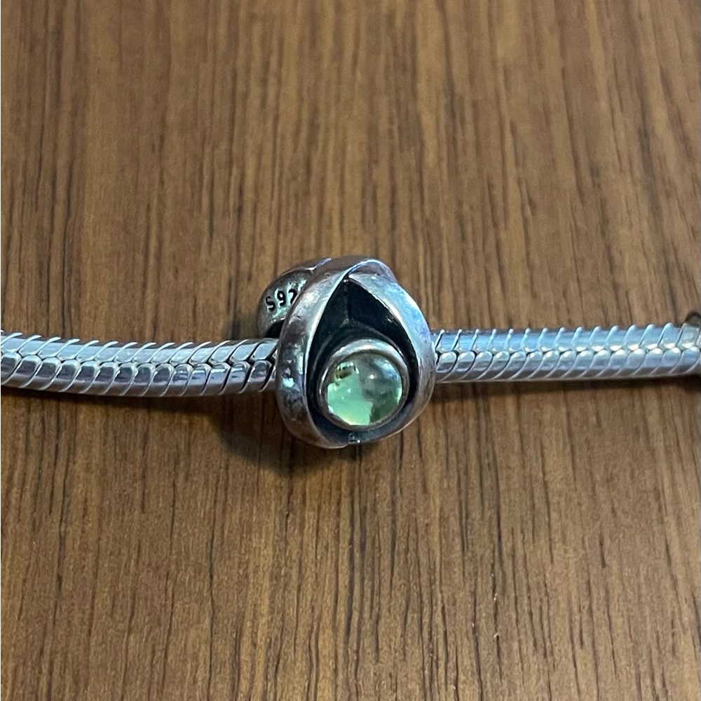 Pandora Peridot 💚 Eye Charm